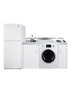 Accucold 83" Wide All-In-One Kitchenette with Washer/Dryer Combo - ACKSPWD82