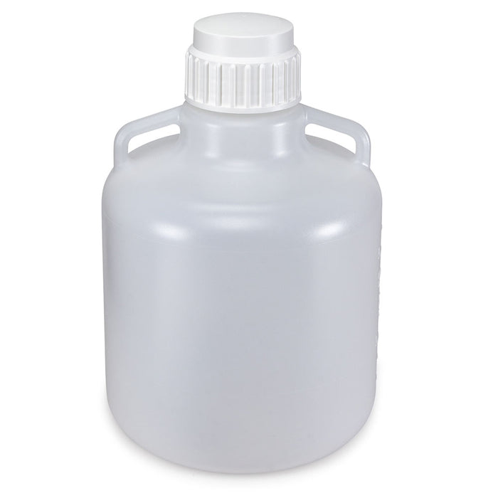 Carboy, Round with Handles, HDPE, 10 L