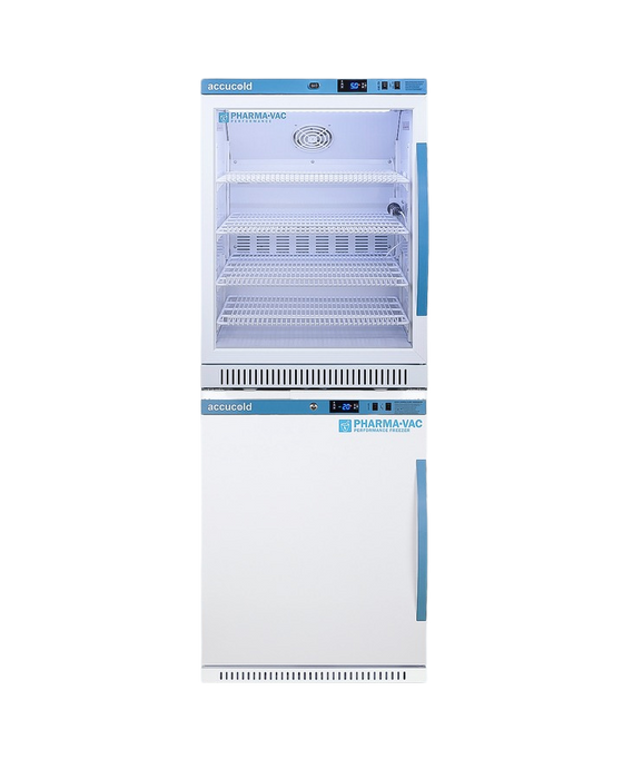 Accucold 24" Wide Performance Series All-Refrigerator/All-Freezer - ARG6PV-AFZ5PVBIADASTACKLHD