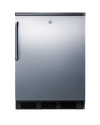 Accucold 24" Wide All-Refrigerator - FF7LBLKSSTB