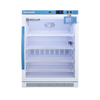 Accucold ADA Height Lab Refrigerator, 6 Cu.Ft. Digital Data Logger Glass Door - ARG6MLDL2B