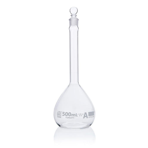 Flask, Volumetric , Globe Glass, 500mL