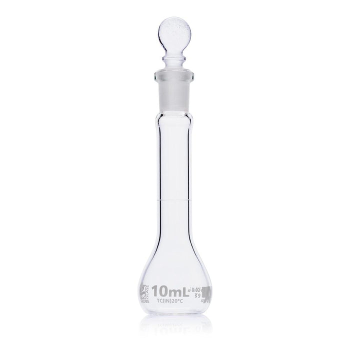 Flask, Volumetric , Globe Glass, 10mL