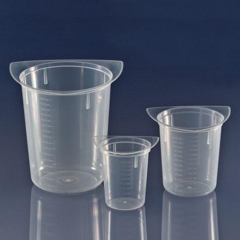 Three corner beaker, 400mL, PP