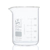 Beaker, Globe Glass, 250mL, Low Form