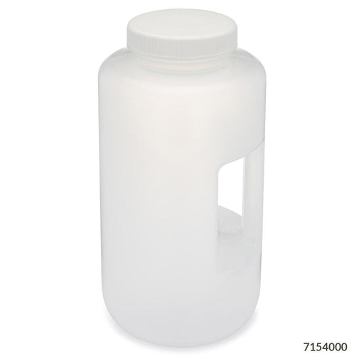 Bottle, Wide Mouth with Handle, Round, PP, 4L