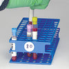 RFID Tube Rack, 13mm, Half Size, Blue