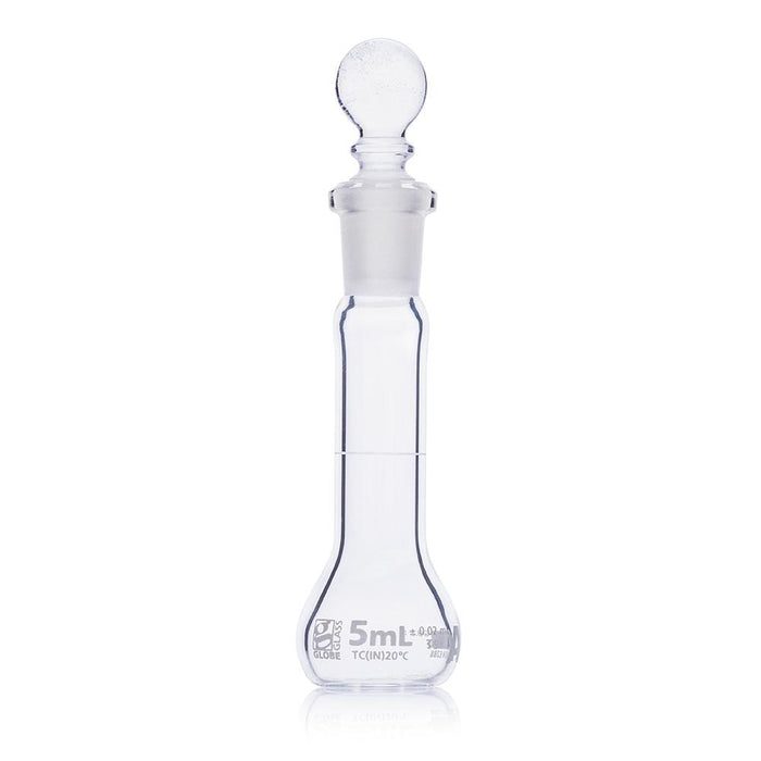 Flask, Volumetric , Globe Glass, 5mL