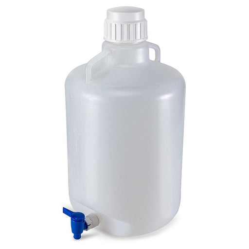 Carboy with Spigot, Autoclavable, PP, 20 Liter