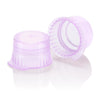 Snap cap, Translucent lavender, PE, for 