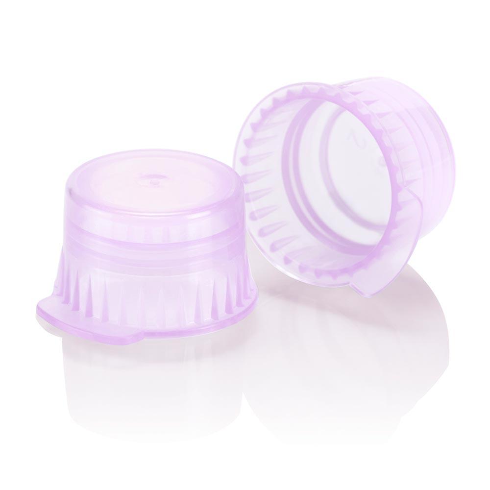 Snap cap, Translucent lavender, PE, for — Empire Optics