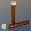 Transport tube, 10mL, amber PP