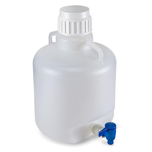 Carboy with Spigot, Autoclavable, PP, 10 Liter