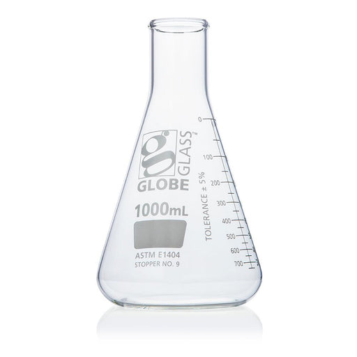 Flask, Erlenmeyer, Globe Glass, 1000mL