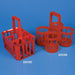 Bottle carrier, 6-place, red