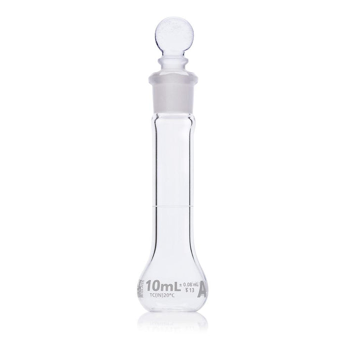 Flask, Volumetric, Globe Glass, 10mL