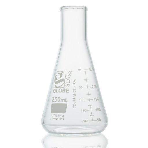 Flask, Erlenmeyer, Globe Glass, 250mL