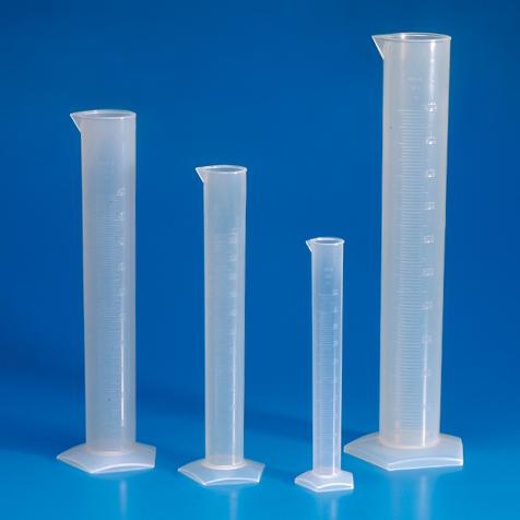 Graduated cylinder, 25mL, PP