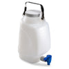 Carboy, Rectangular with Spigot, HDPE, 5 Liter