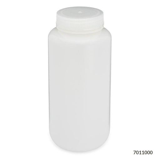 Bottle, Wide Mouth, Round, HDPE, 1000mL