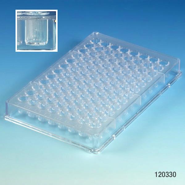 Microtitration plate, 96 well, PS