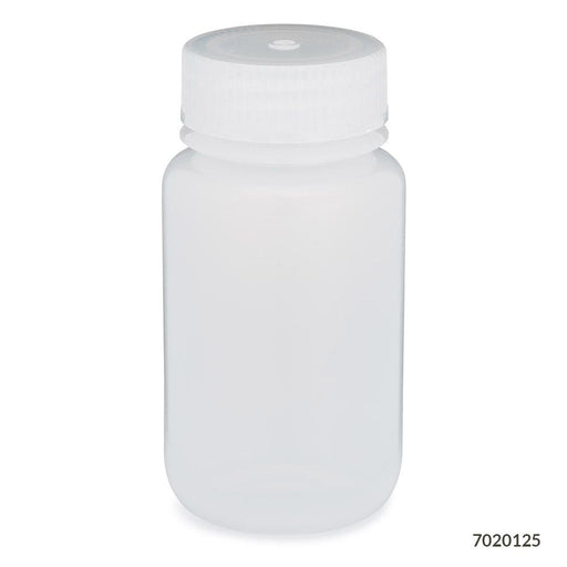 Bottle, Wide Mouth, Round, LDPE, 125mL