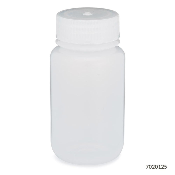 Bottle, Wide Mouth, Round, LDPE, 125mL