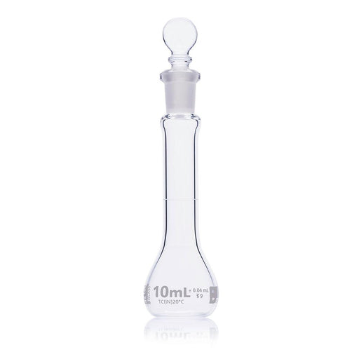 Flask, Volumetric , Globe Glass, 10mL