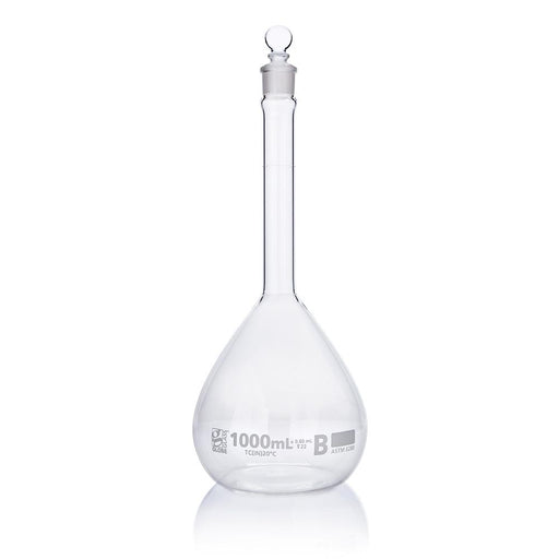 Flask, Volumetric , Globe Glass, 1000mL