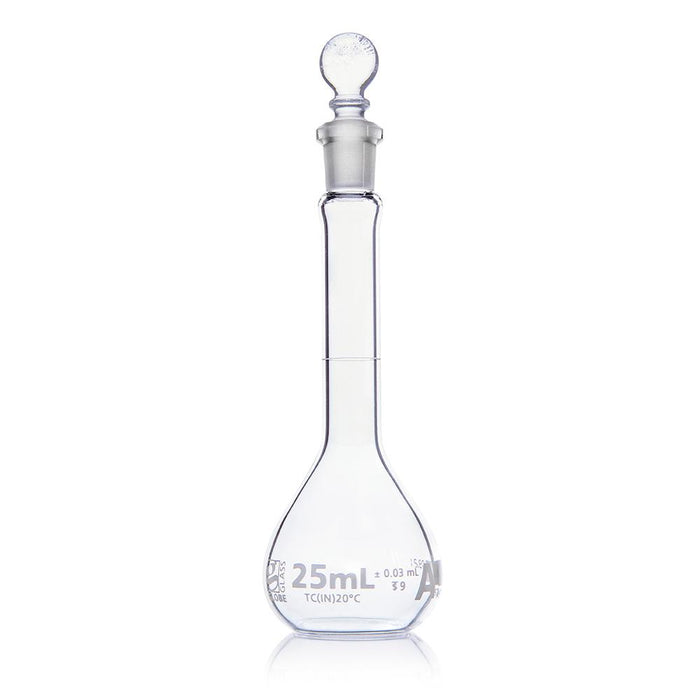 Flask, Volumetric , Globe Glass, 25mL