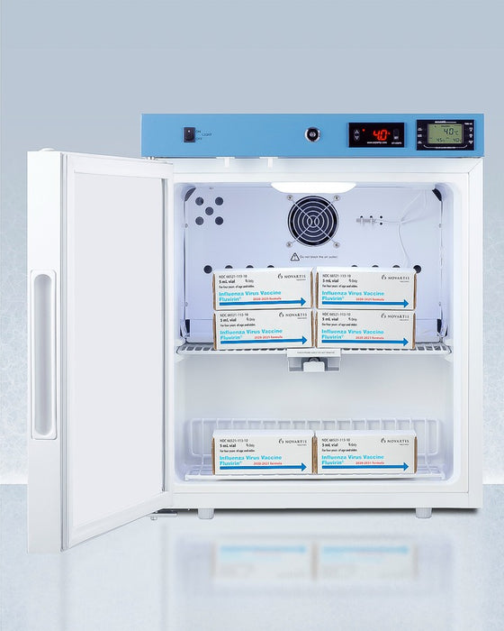 Accucold 19" Wide Compact Healthcare Refrigerator - ACR161WLHD