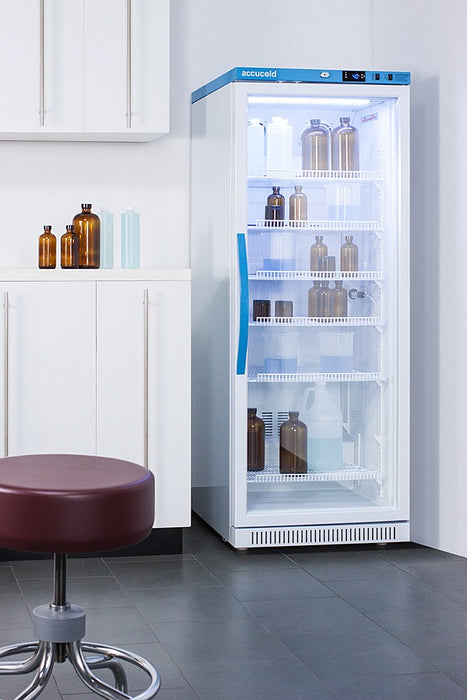 Accucold Upright Laboratory Refrigerator, 12 Cu.Ft., Glass Door - ARG12ML