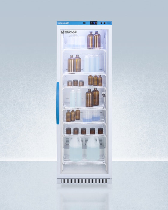 Accucold Upright Laboratory Refrigerator, 15 Cu.Ft., Glass Door - ARG15ML
