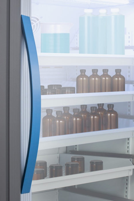 Accucold Laboratory Refrigerator, 8 Cu.Ft., Glass Door, Removable Drawers - ARG8MLDR