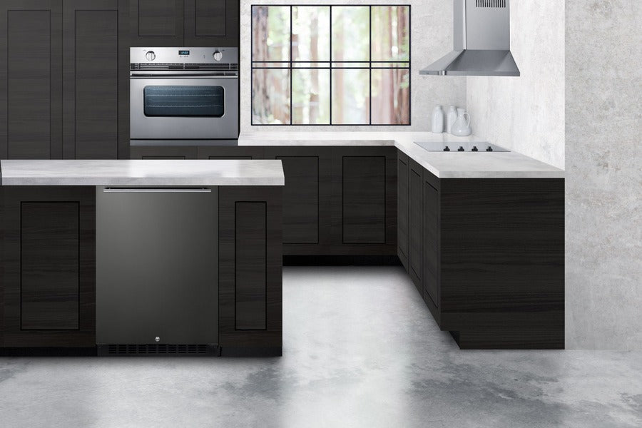 Accucold 24" Wide Built-In All-Refrigerator, ADA Compliant - AL54KSHHLHD