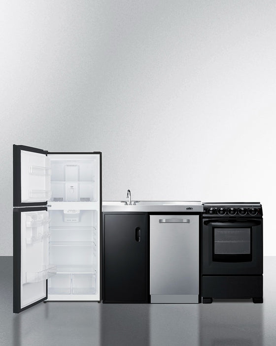 Accucold 80" Wide All-In-One Kitchenette with Range and Dishwasher - ACK80HT