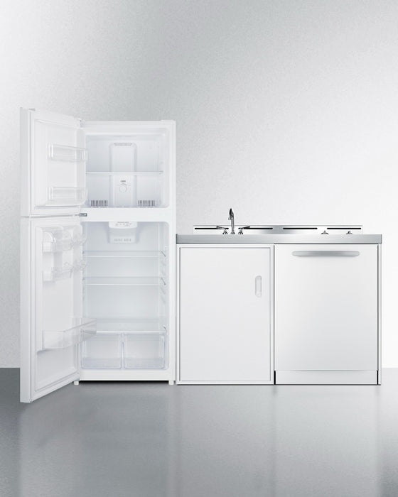 Accucold 71" Wide All-In-One Kitchenette with Dishwasher - ACKDW721G