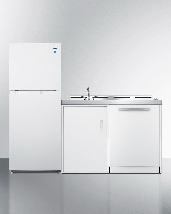 Accucold 71" Wide All-In-One Kitchenette with Dishwasher - ACKDW72