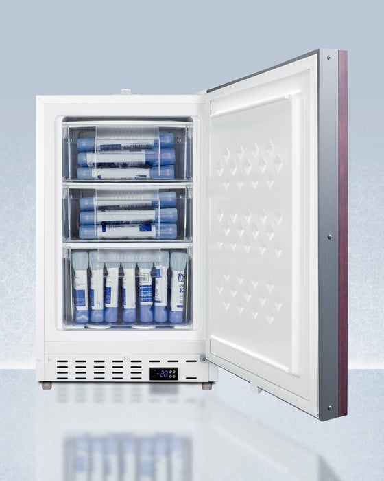 Accucold 20" Wide Built-In Healthcare All-Freezer, ADA Compliant (Panel Not Included) - ADA305AFIFLHD
