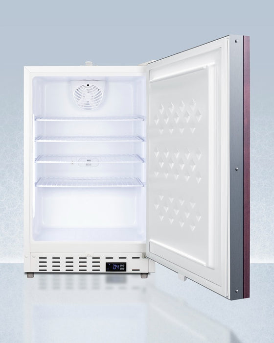 Accucold 20" Wide Built-In Healthcare All-Refrigerator, ADA Compliant - ADA404REFIFLHD