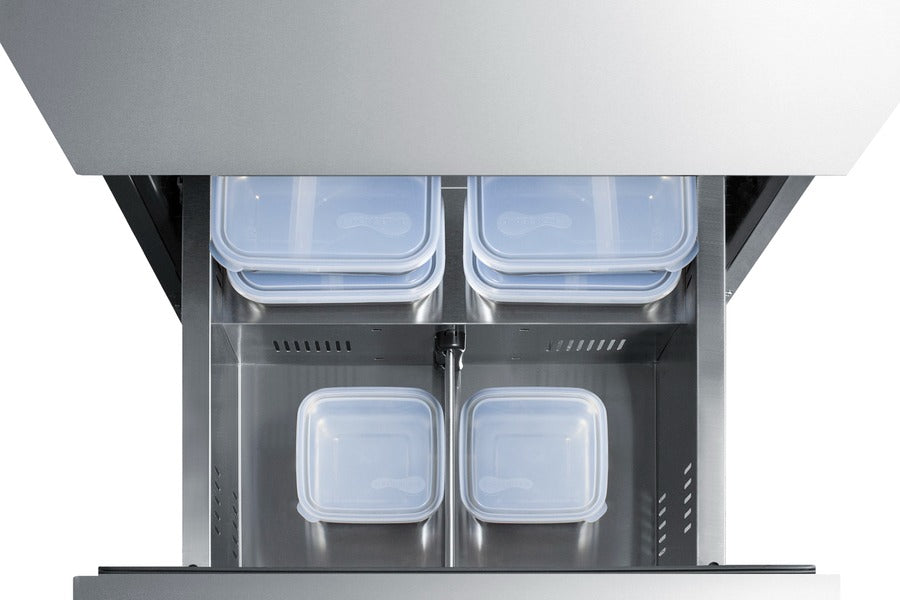 Accucold 24" Wide 2-Drawer All-Freezer, ADA Compliant - ADFD2D24