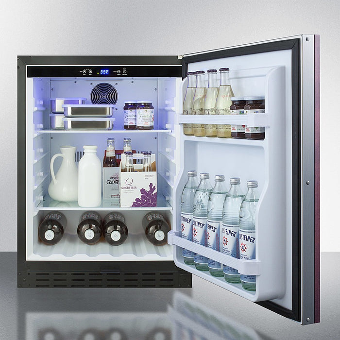 Accucold 24" Wide Built-In All-Refrigerator, ADA Compliant (Panel Not Included) - AL55IF