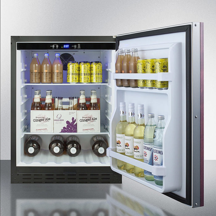 Accucold 24" Wide Built-In All-Refrigerator, ADA Compliant (Panel Not Included) - AL55IF