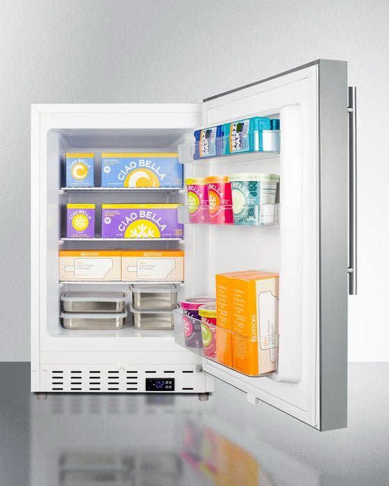 Accucold 21" Wide Built-In All-Freezer, ADA Compliant - ALFZ36CSSHV