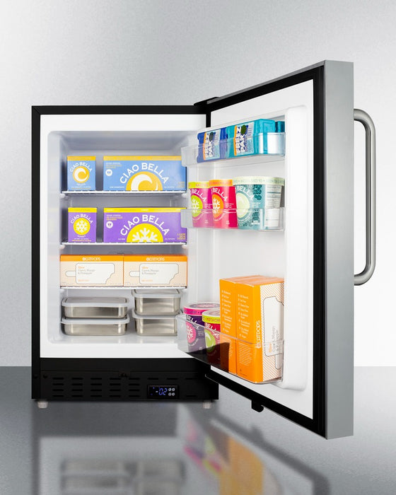 Accucold 21" Wide Built-In All-Freezer, ADA Compliant - ALFZ37BCSS