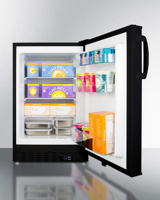 Accucold 20" Wide Built-In All-Freezer, ADA Compliant - ALFZ37B