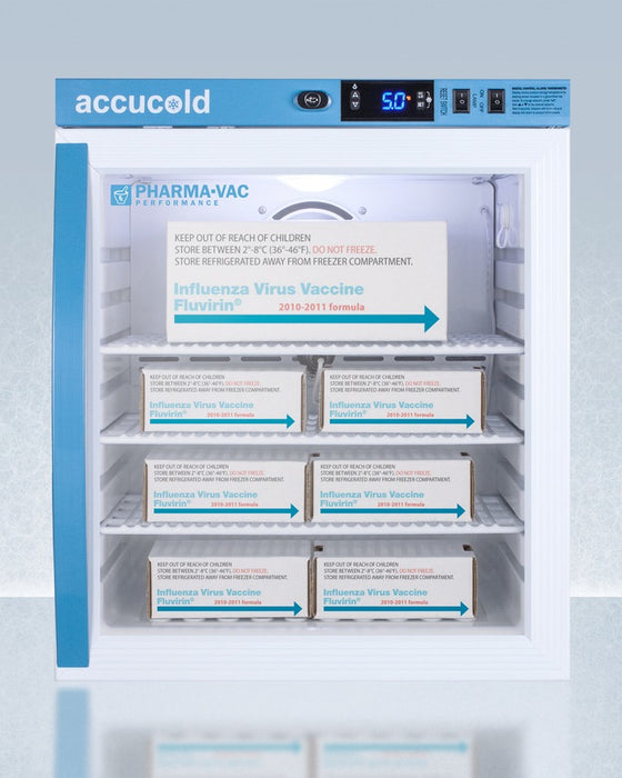 Accucold 1 Cu.Ft. Compact Vaccine Refrigerator, Certified to NSF/ANSI 456 Vaccine - ARG1PV456