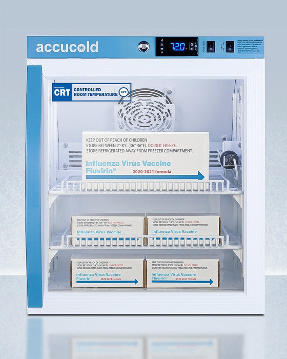 Accucold 2 Cu.Ft. Compact Controlled Room Temperature Cabinet - ARG2PV-CRT