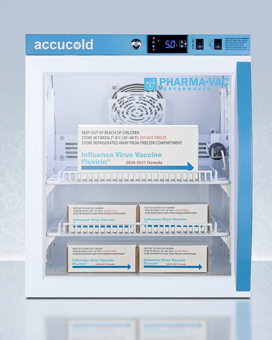Accucold 2 Cu.Ft. Compact Vaccine Refrigerator, Certified to NSF/ANSI 456 Vaccine - ARG2PV456LHD