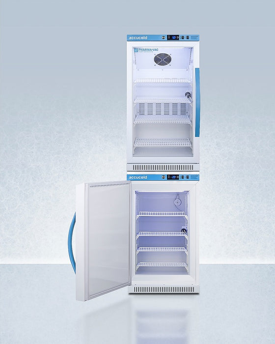 Accucold 20" Wide Performance Series All-Refrigerator/All-Freezer -  ARG31PVBIADA-AFZ2PVBIADASTACKLHD